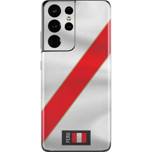 Peru Soccer Flag Galaxy S21 Ultra 5G Skin